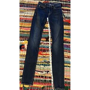 Ralph Lauren Womens Jeans 26x32 Blue Super Skinny Dark Wash Denim Supply